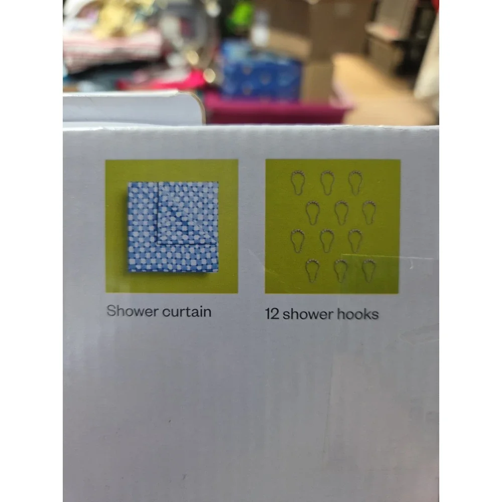Room Essentials Shower Curtain Bath Set 13 Piece New